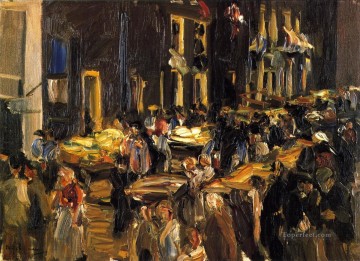 アムステルダムのユダヤ人街 マックス・リーバーマン Oil Paintings